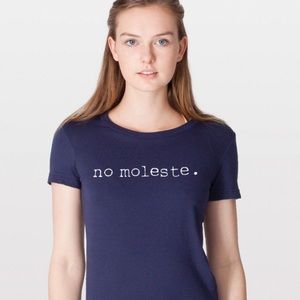 Tig Notaro Comedian Tour Tee S Navy No Moleste Joke Spanish 2019 Handsome Pod